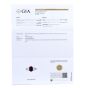 GIA Burma Ruby Diamond Platinum Engagement Ring