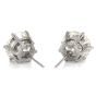Estate 8.63cts Round Cut Diamond Platinum Stud Earrings-Dover Jewelry
