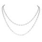 18.15 carats Diamond by the Yard Platinum 41 Inches Long Chain Necklace 