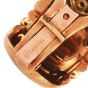 Bvlgari Parentesi 18K Yellow Gold Hematite Hoop Earrings