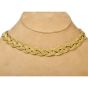 Buccellati Italian 18K Yellow Gold Braided Rope Collar Chain Necklace