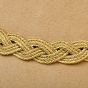 Buccellati Italian 18K Yellow Gold Braided Rope Collar Chain Necklace