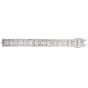 Art déco 27.90cts Diamond Platinum Geometric Link Bracelet-Dover Jewelry 