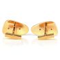 Tiffany & Co. Vintage Ruby Yellow Gold Large Whale Cufflinks