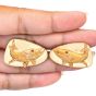 Tiffany & Co. Vintage Ruby Yellow Gold Large Whale Cufflinks
