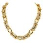 Kurt Wayne 18.50cts Diamond 18K Yellow Gold Oval Link Celebrity Necklace