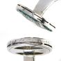 Antique Van Cleef & Arpels Diamond Emerald Platinum Round Tuxedo Cufflinks