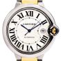 Cartier Ballon Bleu 3765 Stainless Steel Gold 42 mm Automatic Men's Watch