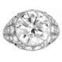Antique Deco 7.96 carat Diamond Platinum Engagement Ring