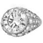 Antique Deco 7.96 carat Diamond Platinum Engagement Ring|Doverjewelry|
