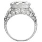 Antique Deco 7.96 carat Diamond Platinum Engagement Ring