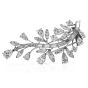 CARTIER Vintage 6.50cts Diamond Platinum Botanical Pin - Dover Jewelry