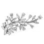 CARTIER Vintage 6.50cts Diamond Platinum Botanical Pin - Dover Jewelry
