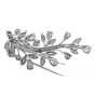 CARTIER Vintage 6.50cts Diamond Platinum Botanical Pin - Dover Jewelry
