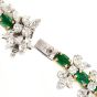 Exquisite 143.00 carats Natural Green Emerald Diamond 18K Gold Gala Necklace