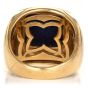 Bvlgari Lapis 18K Two-Tone Gold Pyramid Collection Cocktail Ring