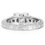 Tacori 2.61cts  Diamond 3 Stone Platinum Engagement Ring