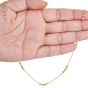 0.63 Carats  Diamond By Yard 18K Yellow Gold 18 Inches Necklace
