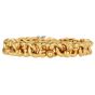  Garrard London Fleur De Lis 18K Gold Link Statement Bracelet |DoverJewelry|