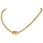  Garrard London 18K Gold Fleur De Lis Rolo Chain Necklace |Dover Jewelry |