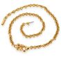  Garrard London 18K Gold Fleur De Lis Rolo Chain Necklace |Dover Jewelry |