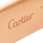 Cartier Double Love Diamond Rose White Gold Bracelet SZ 16