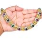 Estate Diamond & Gemstone 18K Gold Statement Necklace-Dover Jewelry