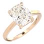 3.00cts Diamond 14K Gold VS2 G Cushion Engagement Ring - Dover Jewelry