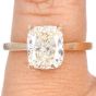 3.00cts Diamond 14K Gold VS2 G Cushion Engagement Ring - Dover Jewelry