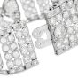 Estate 16.02cts Diamond Platinum Royal Wide Bracelet-Dover Jewelry