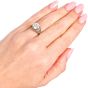 Vintage 2.93cts  Old European Diamond Gold  Engagement Ring 