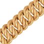 Vintage Italian Retro 1940s 18K Wheat link Bracelet|Dover Jewelry