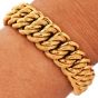 Vintage Italian Retro 1940s 18K Wheat link Bracelet|Dover Jewelry