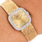 Vintage Piaget Diamond Bezel Dial 18K Gold Ladies Watch