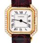 Cartier Ceinture Diamond 18K Gold Ladies Winding Watch- Dover Jewelry