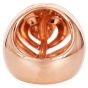 Estate Diamond 18K Gold Abstract Heart Dome Cocktail Ring-Dover Jewelry
