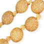 Buccellati Filidoro 18K Gold Flower Filigree Link Necklace 