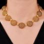 Buccellati Filidoro 18K Gold Flower Filigree Link Necklace 
