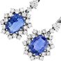 Sri Lanka GIA No Heat Sapphire  15.86cts Diamond Drop Earrings