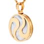 Bvlgari Bulgari Ying Yang 18k Yellow Gold Spinning Pendant