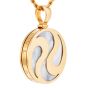 Bvlgari Bulgari Ying Yang 18k Yellow Gold Spinning Pendant