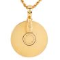 Bvlgari Bulgari Ying Yang 18k Yellow Gold Spinning Pendant