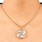 Bvlgari Bulgari Ying Yang 18k Yellow Gold Spinning Pendant
