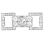 Vintage 6.69cts Old European Diamond Platinum Brooch Pin-Dover Jewelry
