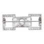 Vintage 6.69cts Old European Diamond Platinum Brooch Pin-Dover Jewelry