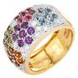 Roberto Coin Nabucco Diamond & Gemstone 18K Suite Set of 4