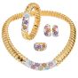 Roberto Coin Nabucco Diamond & Gemstone 18K Suite Set of 4