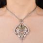 Stephen Webster 7.64cts Diamond Lemon Topaz Gold Drop Necklace