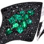 Stephen Webster Diamond Emerald 18K Couture Cuff Bracelet-Dover Jewelry
