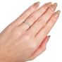 Tiffany & Co. Diamond Platinum Stacking Wedding Band-Dover Jewelry
